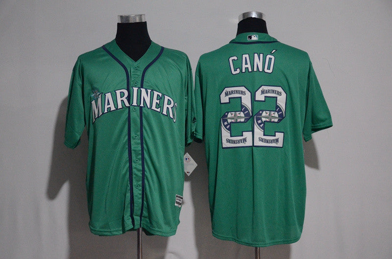 Robinson Cano Seattle Mariners green jersey