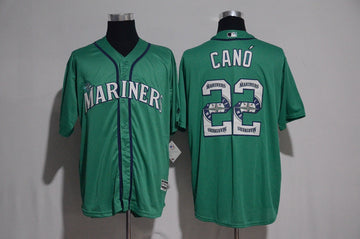 Robinson Cano Seattle Mariners green jersey