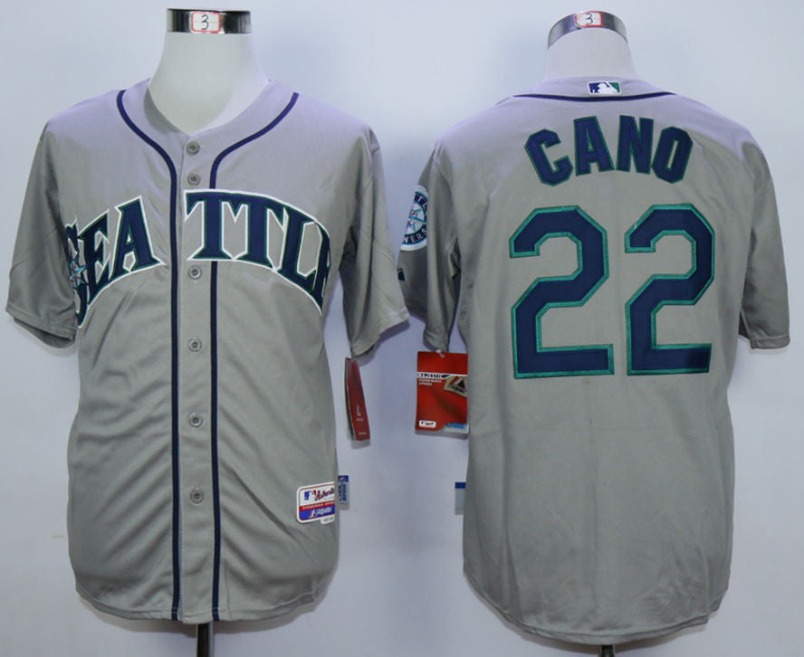 Robinson Cano Seattle Mariners grey jersey