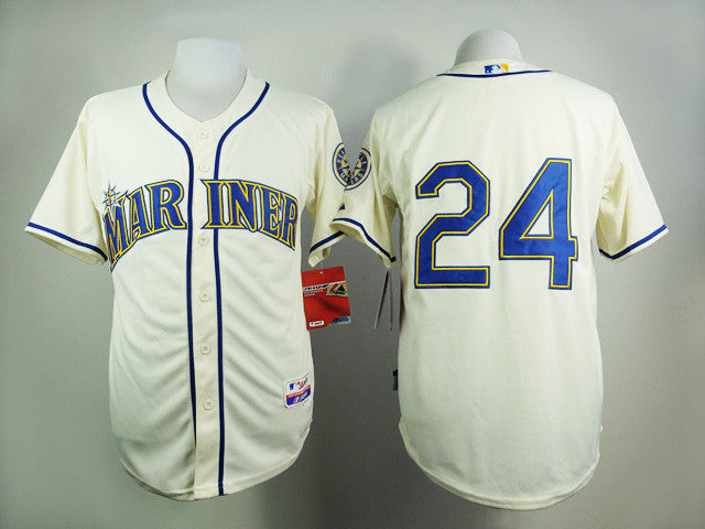 Griffey Seattle Mariners cream jersey