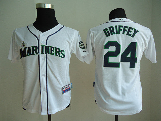 Griffey Seattle Mariners white jersey
