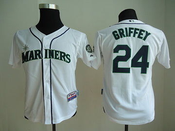 Griffey Seattle Mariners white jersey