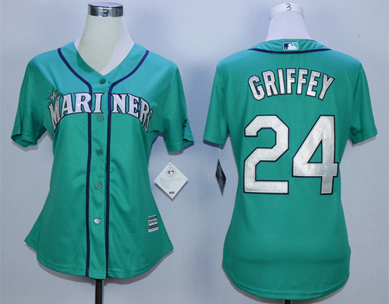 Ken Griffey Seattle Mariners green jersey