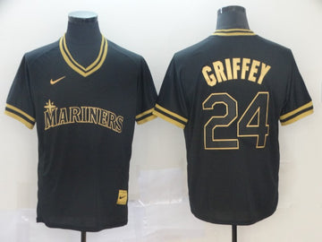 Ken Griffey Jr Seattle Mariners black Legend jersey