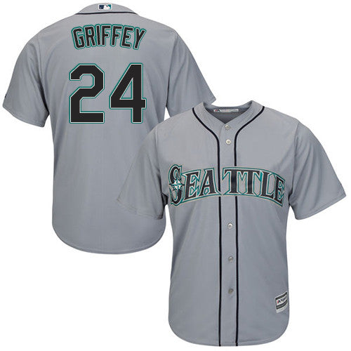 Ken Griffey Jr Seattle Mariners gray jersey