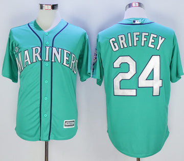 Ken Griffey Jr Seattle Mariners green jersey
