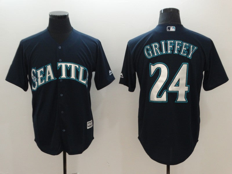 Ken Griffey Jr Seattle Mariners navy jersey