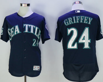 Ken Griffey Jr Seattle Mariners navy jersey