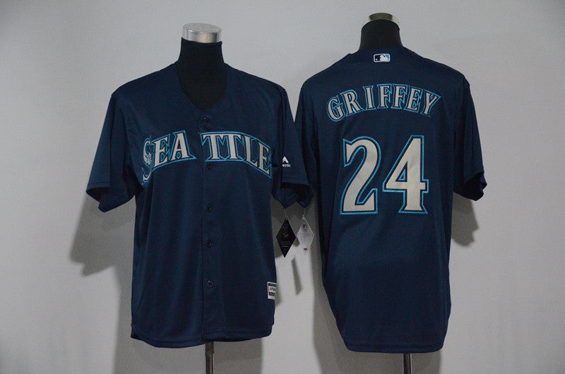 Ken Griffey Jr Seattle Mariners navy jersey