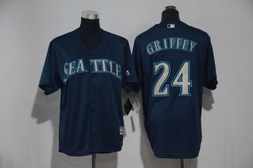 Ken Griffey Jr Seattle Mariners navy jersey
