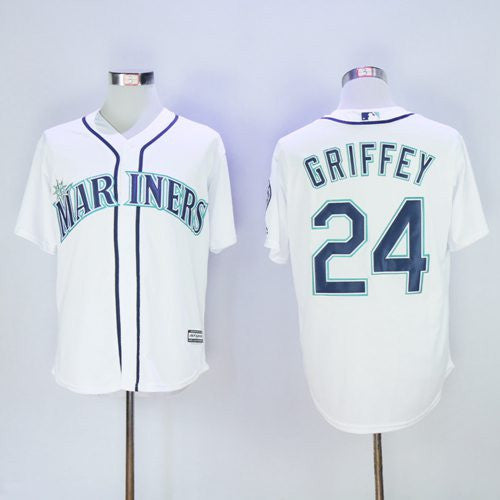 Ken Griffey Seattle Mariners white jersey