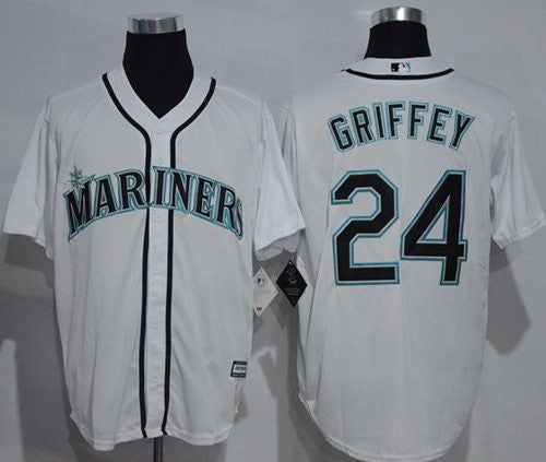 Ken Griffey Seattle Mariners white jersey