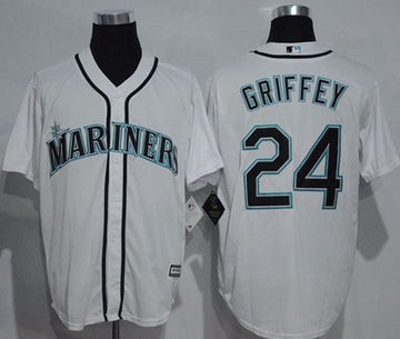 Ken Griffey Seattle Mariners white jersey