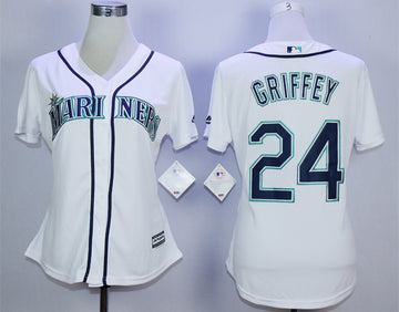 Ken Griffey Seattle Mariners white jersey
