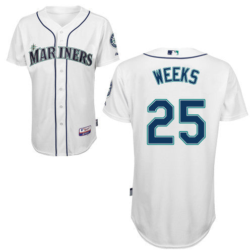 Weeks Seattle Mariners white jersey