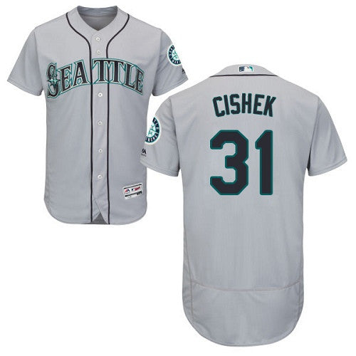 Steve Cishek Seattle Mariners gray jersey