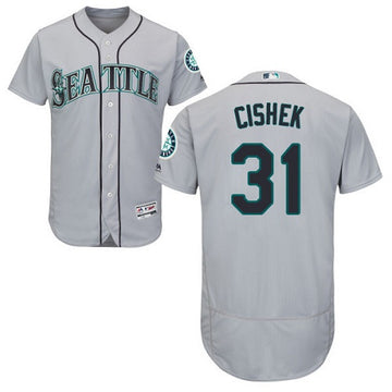 Steve Cishek Seattle Mariners gray jersey