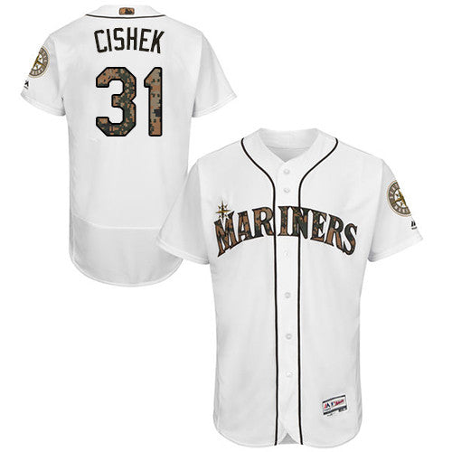 Steve Cishek Seattle Mariners white jersey