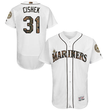 Steve Cishek Seattle Mariners white jersey