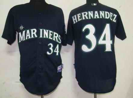 Hernandez Seattle Mariners blue jersey