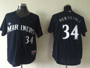 Hernandez Seattle Mariners navy jersey