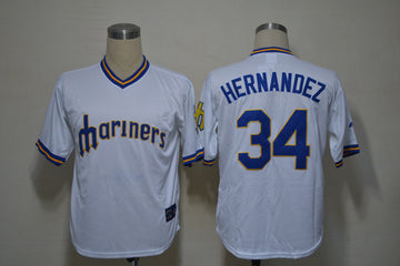 Hernandez Seattle Mariners white jersey