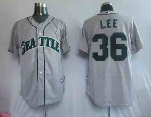 Lee Seattle Mariners grey jersey
