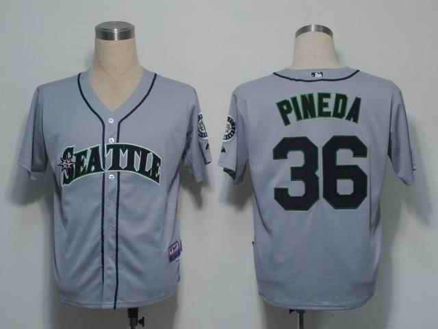 Pineda Seattle Mariners grey jersey