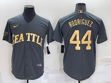 Julio Rodriguez Seattle Mariners charcoal All-Star jersey