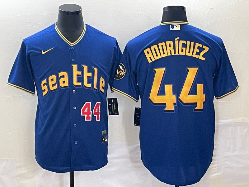 Julio Rodriguez Seattle Mariners royal City Connect jersey