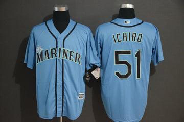 Ichiro Suzuki Seattle Mariners blue jersey