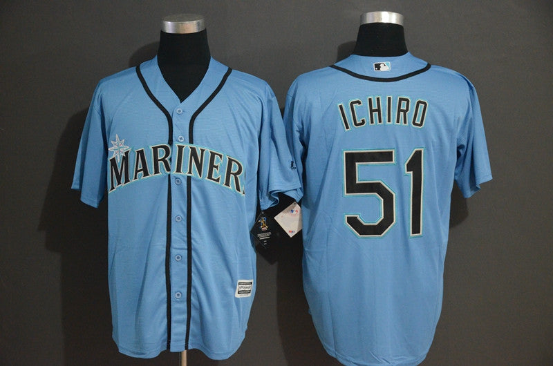 Ichiro Suzuki Seattle Mariners blue jersey