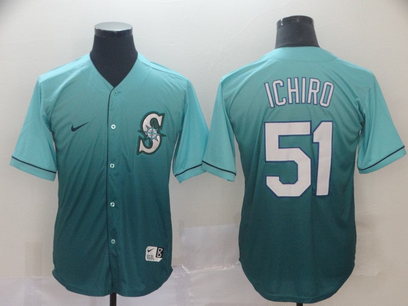 Ichiro Suzuki Seattle Mariners green Fashion jersey