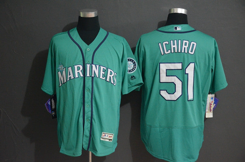 Ichiro Suzuki Seattle Mariners green jersey
