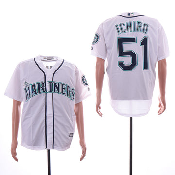 Ichiro Suzuki Seattle Mariners white jersey