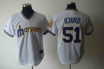 Ichiro Seattle Mariners white Cooperstown jersey
