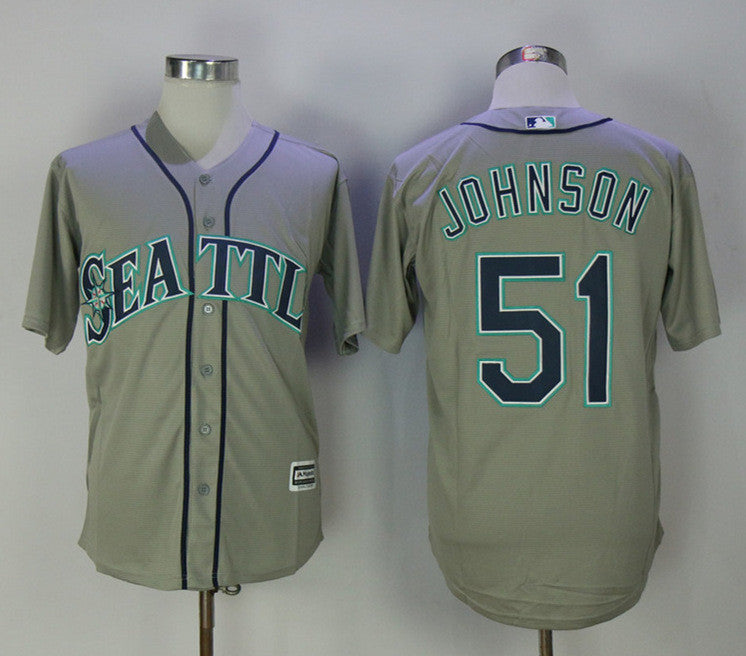 Randy Johnson Seattle Mariners gray jersey