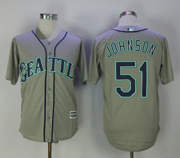 Randy Johnson Seattle Mariners gray jersey