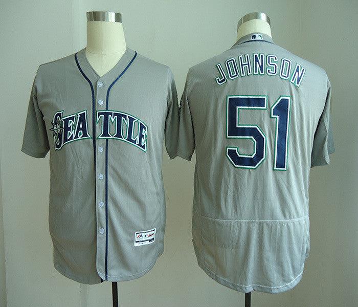 Randy Johnson Seattle Mariners gray jersey