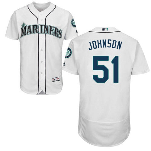 Randy Johnson Seattle Mariners white jersey