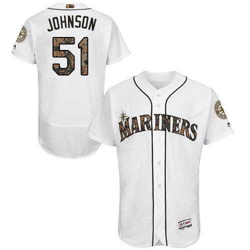 Randy Johnson Seattle Mariners white jersey