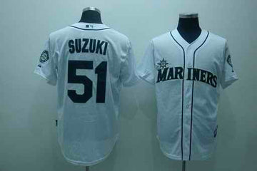 Suzuki Seattle Mariners white jersey