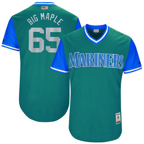 James Paxton Maple Majestic Seattle Mariners aqua jersey
