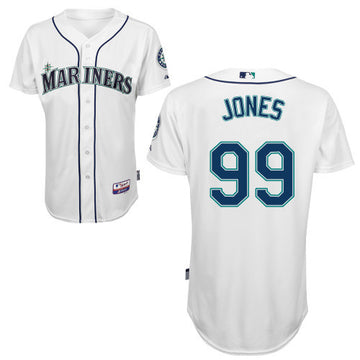 Jones Seattle Mariners white jersey