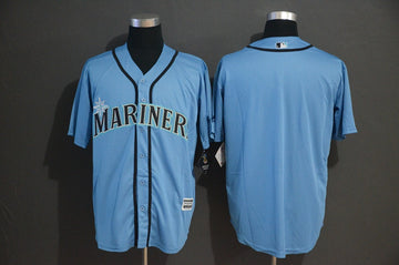 Custom Seattle Mariners blue jersey