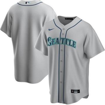 Custom Seattle Mariners gray jersey