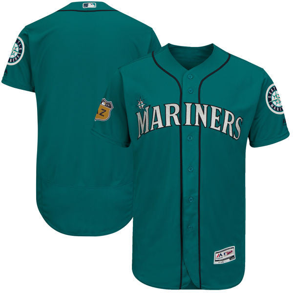 Custom Seattle Mariners green jersey