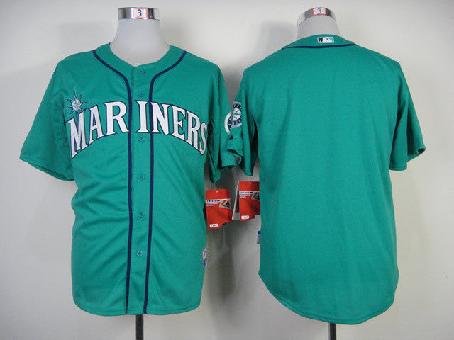 Custom Seattle Mariners green jersey