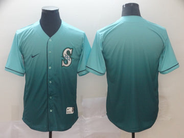 Custom Seattle Mariners green Fashion jersey