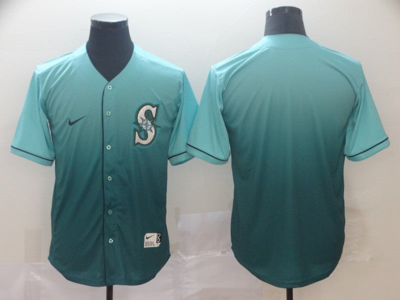 Custom Seattle Mariners green Fashion jersey